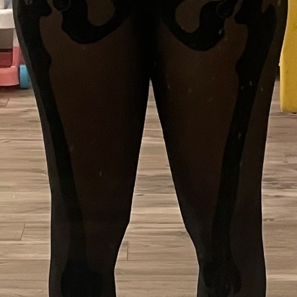 Dolls Kill Bony Bandit Mesh Leggings - Picture 11 of 11